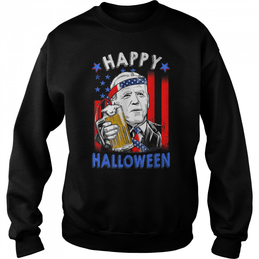 Happy 4th Of Halloween Funny Joe Biden Confused 4th Of July T- B0B183BN1X Unisex Sweatshirt
