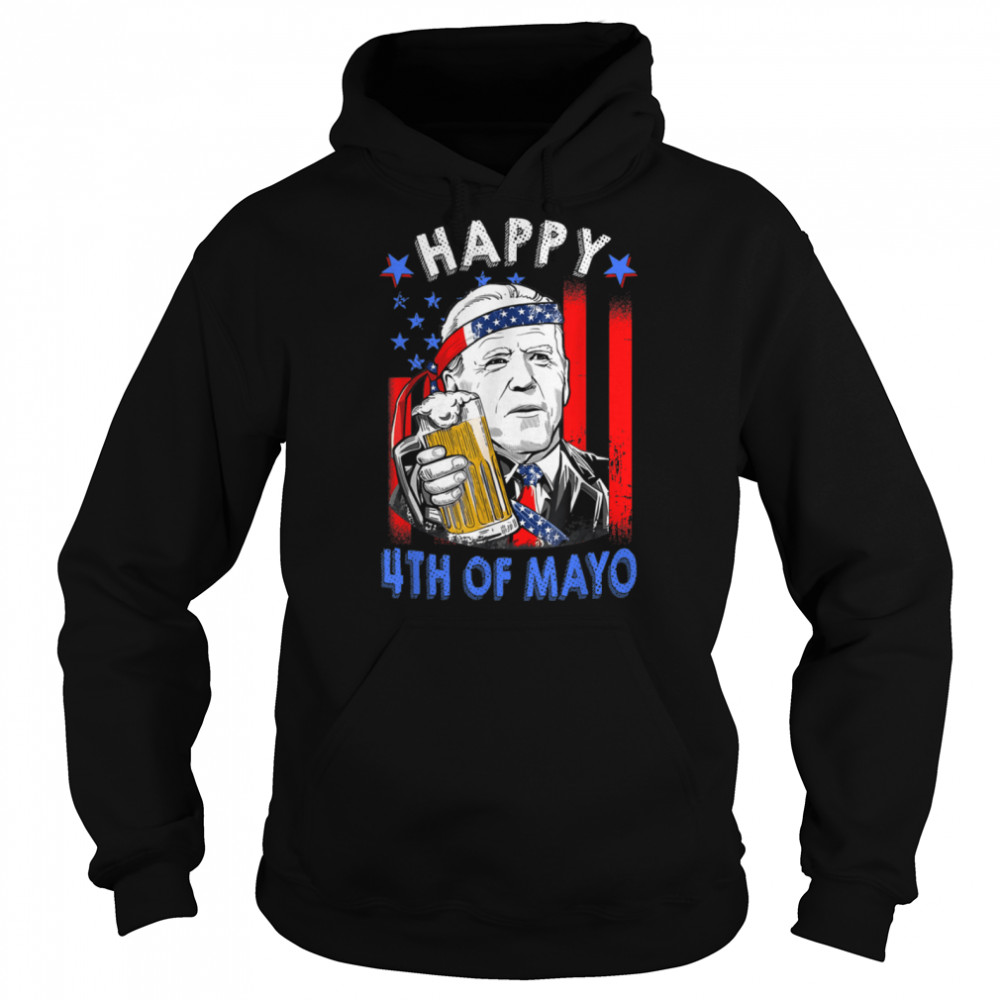 Happy 4th Of Mayo Funny Joe Biden Confused 4th Of July T- B0B1846X38 Unisex Hoodie