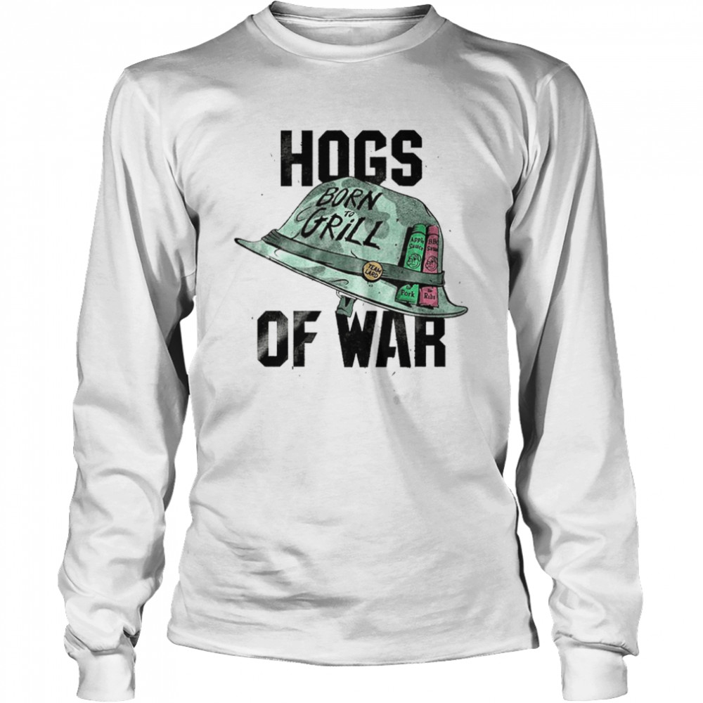 Hogs of War Retro Gaming shirt Long Sleeved T-shirt