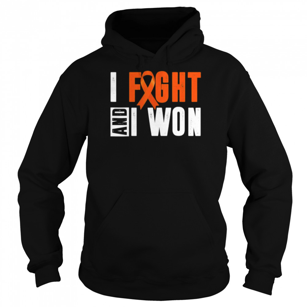 I fight and I won neurodiversity adhd awareness adhd warrior shirt Unisex Hoodie