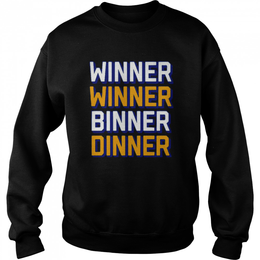 Jordan Binnington St. Louis Blues Winner Winner Binner Dinner shirt Unisex Sweatshirt