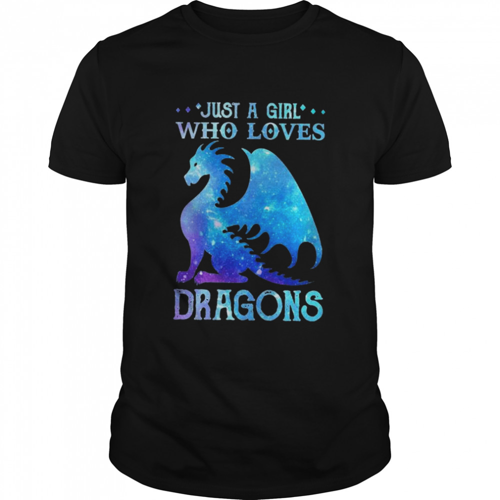 Just a girl who loves Dragons shirt Classic Men's T-shirt
