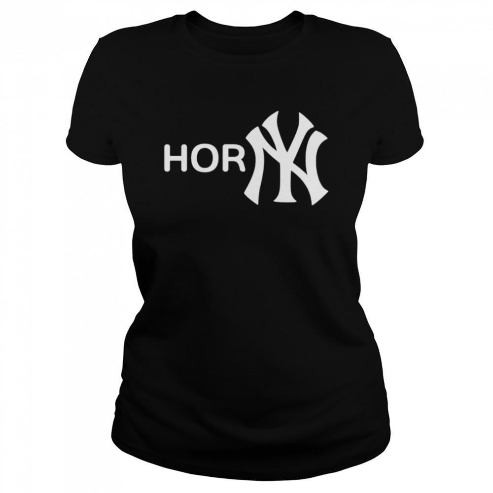 new York Yankees horny shirt Classic Women's T-shirt