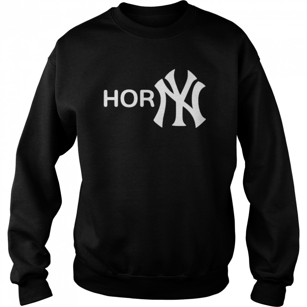 new York Yankees horny shirt Unisex Sweatshirt