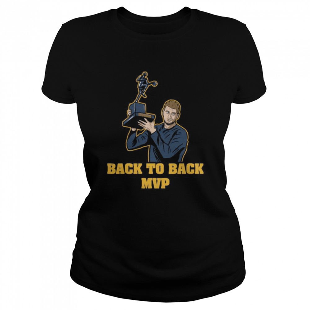 NJ MVP back to back MVP shirt Classic Women's T-shirt