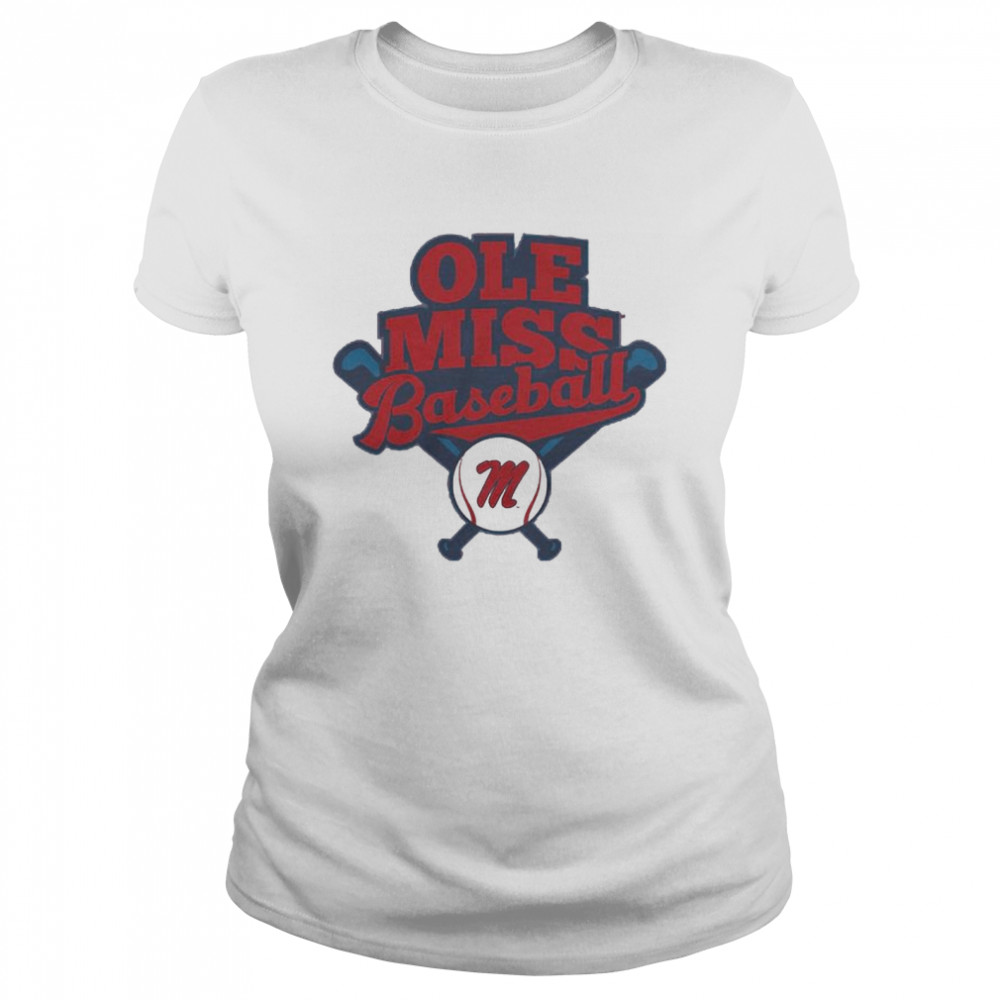 ole Miss baseball logo shirt Classic Women's T-shirt