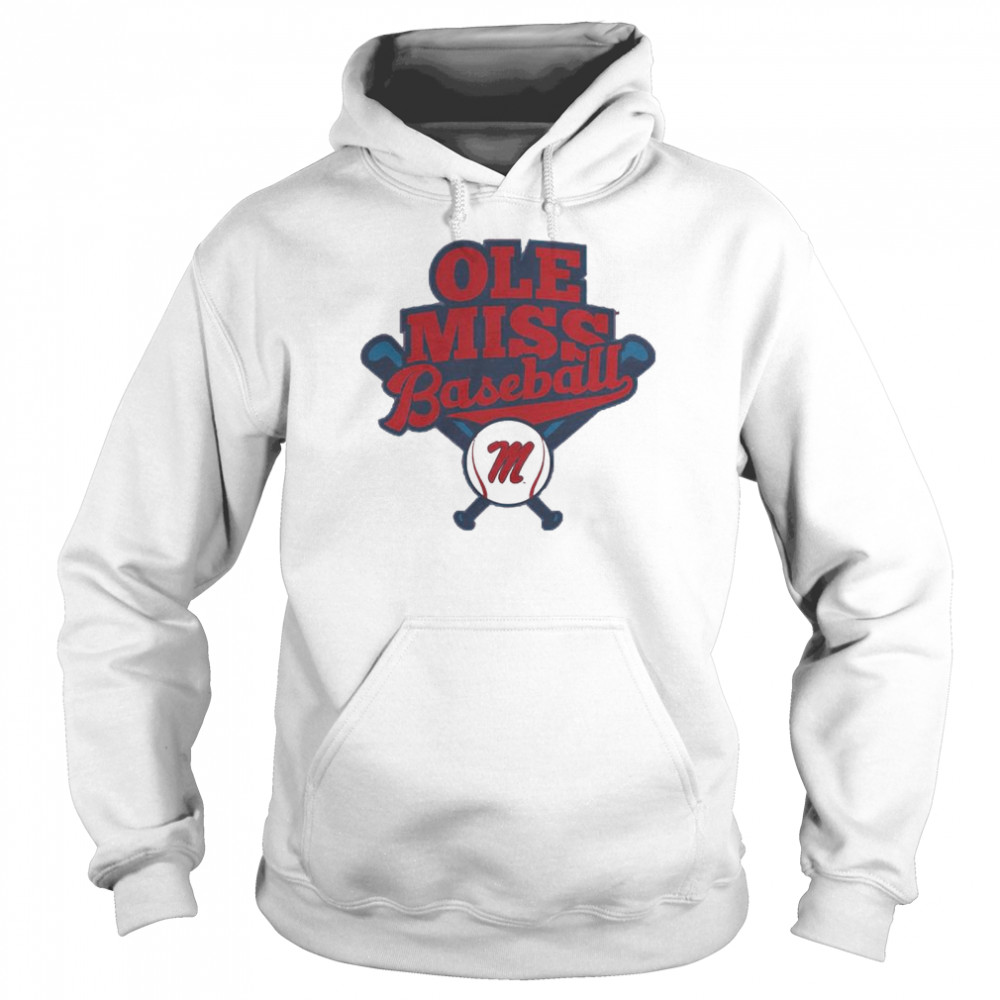 ole Miss baseball logo shirt Unisex Hoodie
