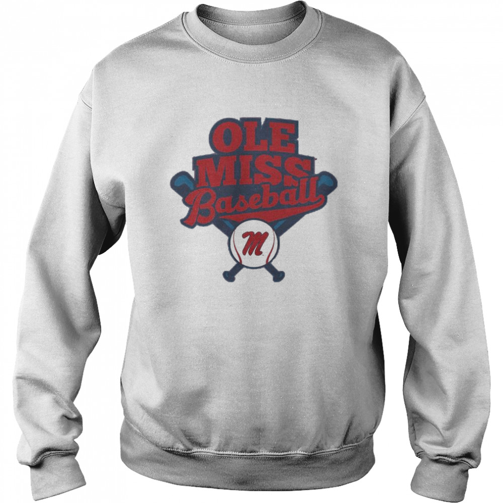 ole Miss baseball logo shirt Unisex Sweatshirt