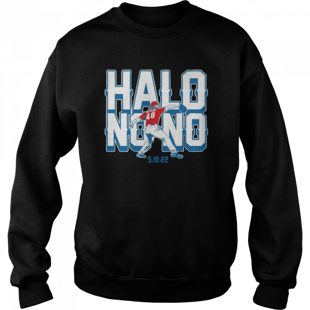 Reid Detmers Los Angeles Angels Halo No-no shirt Unisex Sweatshirt