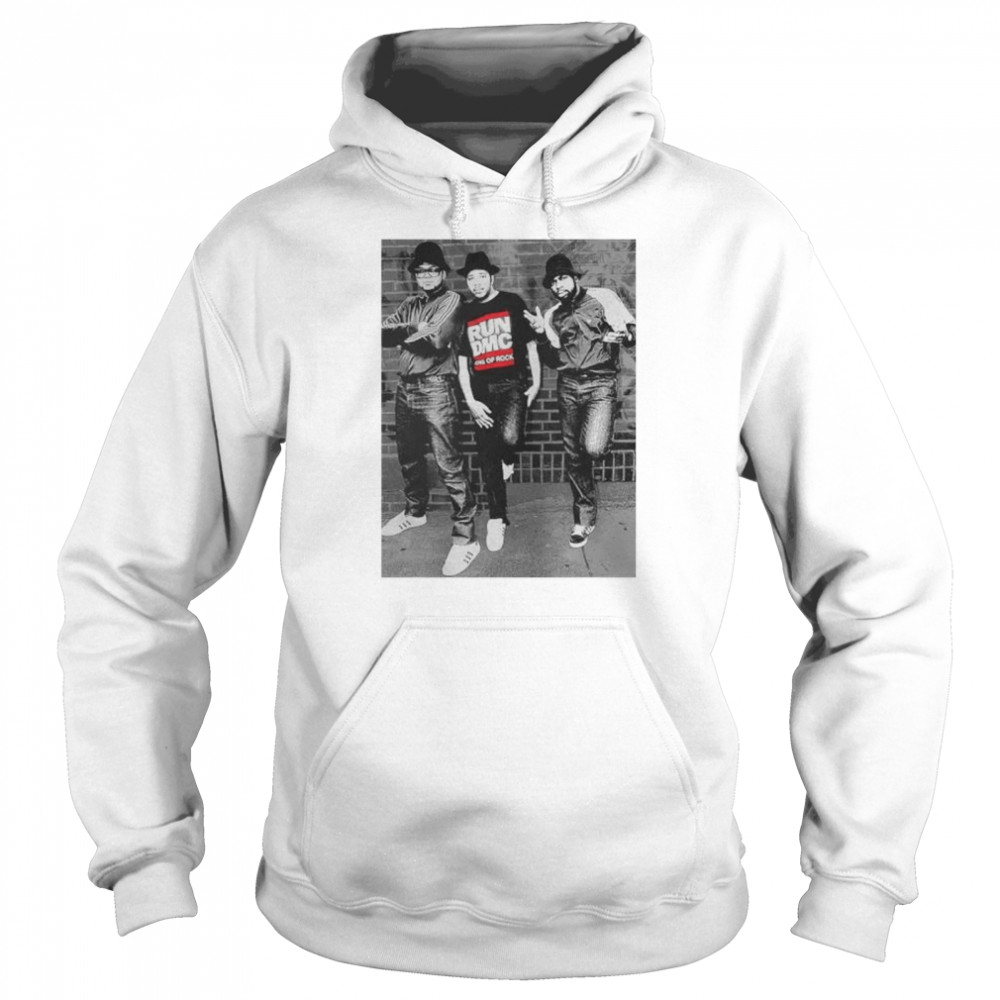 rUN DMC Black and White Brick shirt Unisex Hoodie
