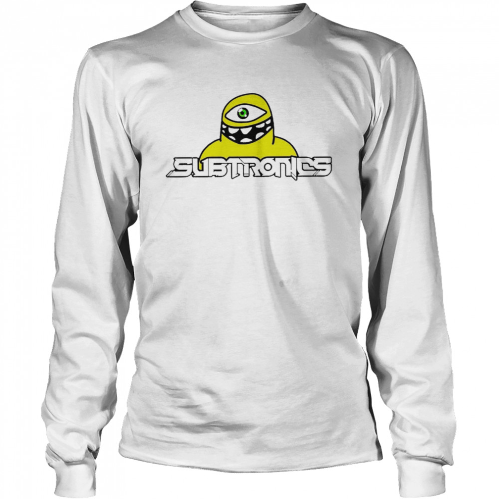 Subtronics sticker logo T-shirt Long Sleeved T-shirt