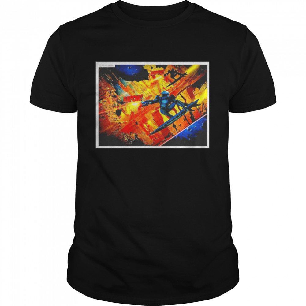 The Sulfur Surfers Comic Fantastic Four  Classic Men's T-shirt
