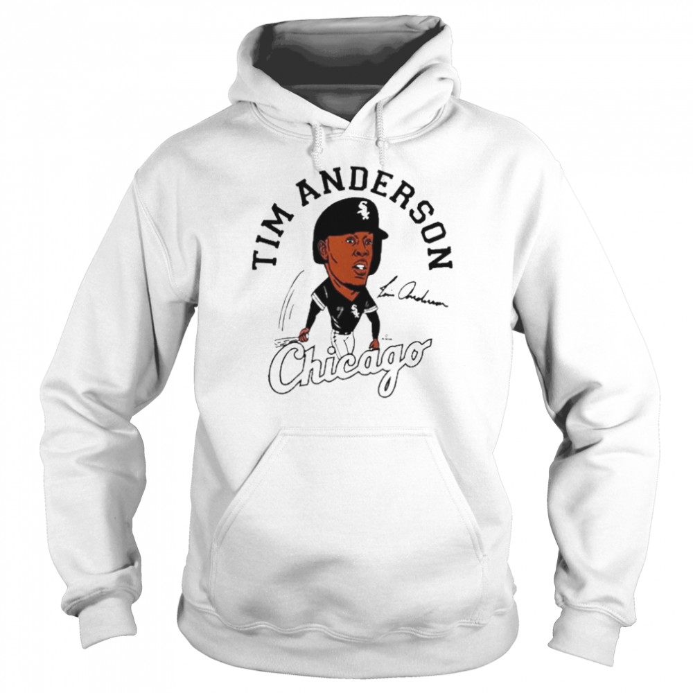 Tim anderson chicago white sox caricature shirt Unisex Hoodie