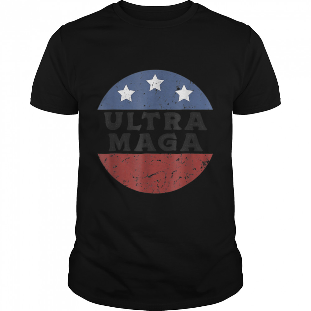 Ultra Maga Donald Trump Joe Biden Republican America Funny T- B0B18BDVCP Classic Men's T-shirt