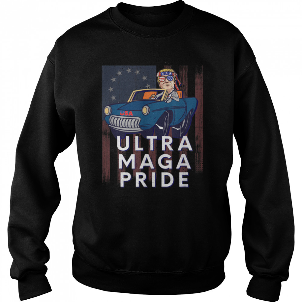 Ultra Maga Donald Trump Joe Biden Republican America Funny T- B0B18HGX6J Unisex Sweatshirt