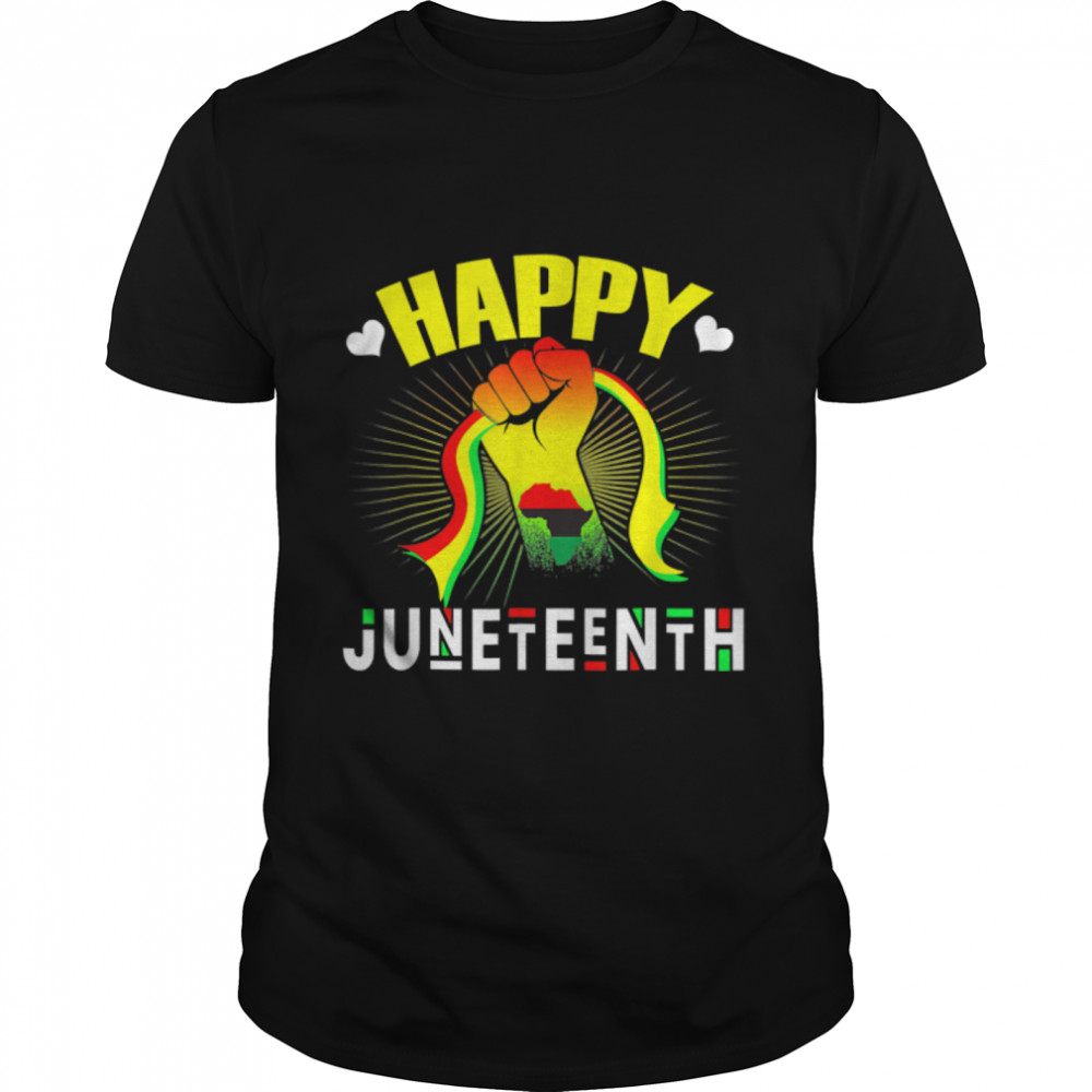 Happy Juneteenth Is My Independence Day Black Black Pride T-Shirt B0B19TRJB5