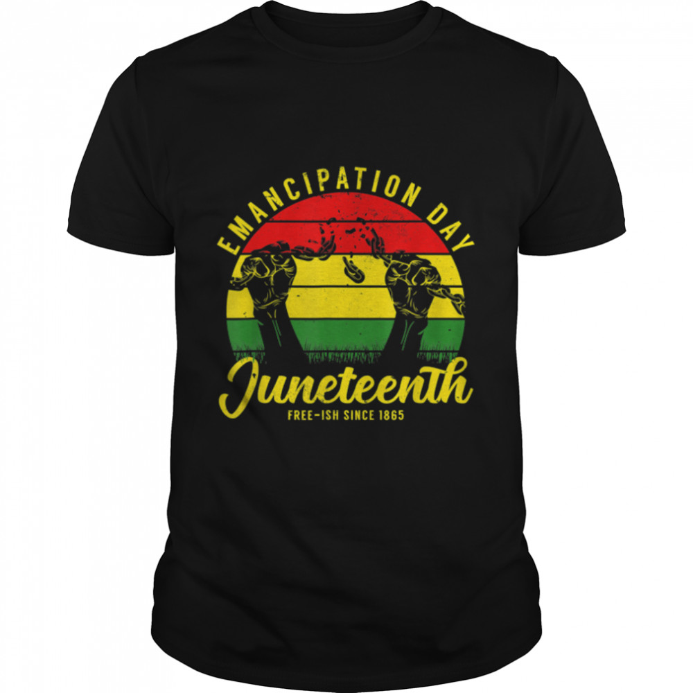 Juneteenth Is My Independence Day - Black Girl Black Queen T-Shirt B0B19RZKCV