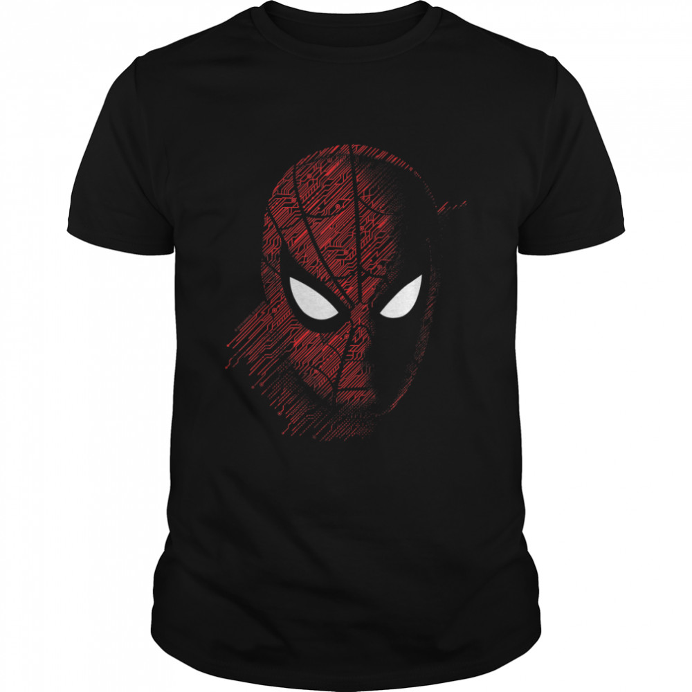 Marvel Spider-Man Far From Home Close Up T- Classic Men's T-shirt