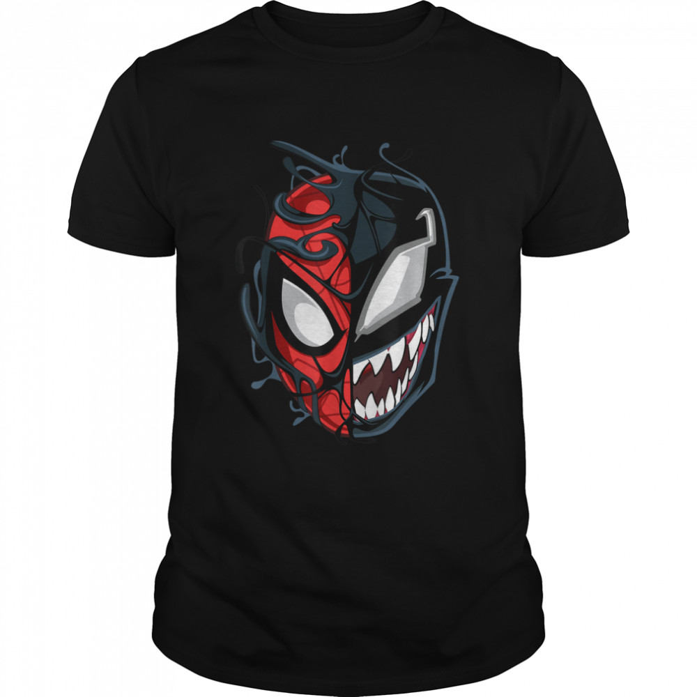 Marvel Spider-Man Maximum Venom Spider-Man Big Face T-Shirt