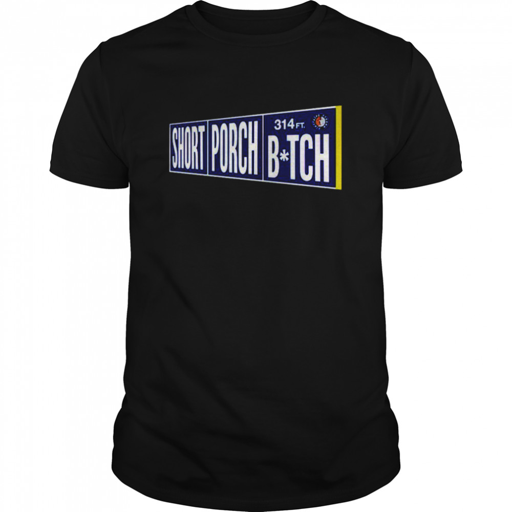 Short Porch Bitch Pinstripe Strong Shirt