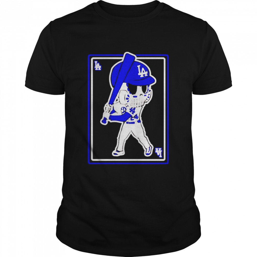 Skeleton Player Los Angeles Dodgers Tarot Shirt