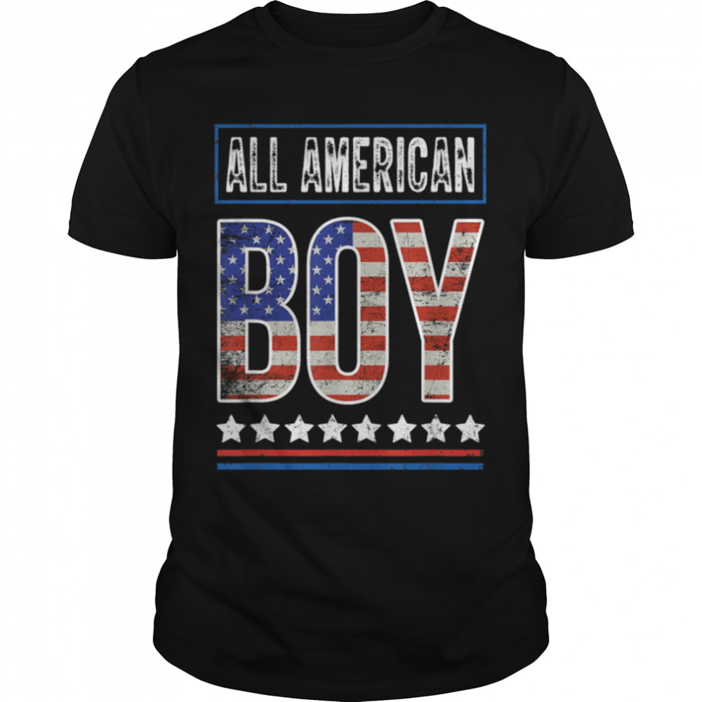 USA Patriot 4th July America Independence Day Mens & Boys T-Shirt B0B19R6K8K