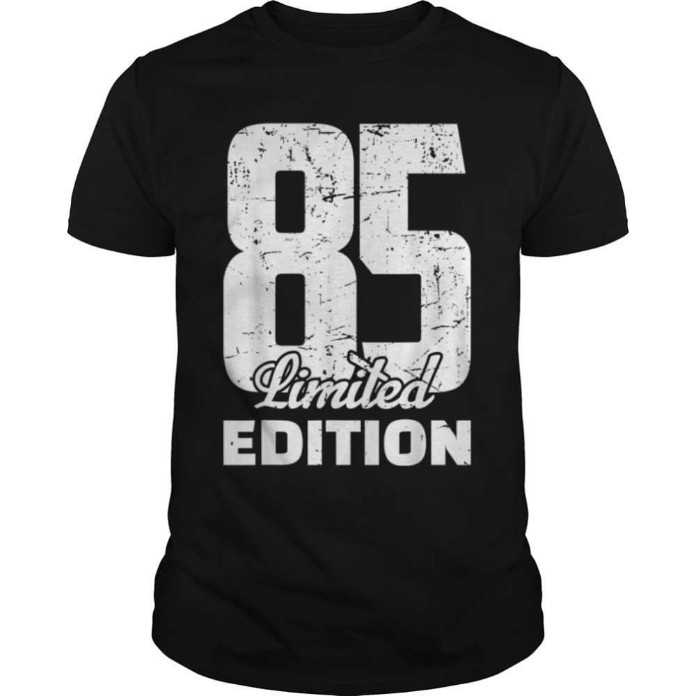 85Th Birthday Limited Edition Anniversary Vintage 85 Years T-Shirt B0B1Bnff8D