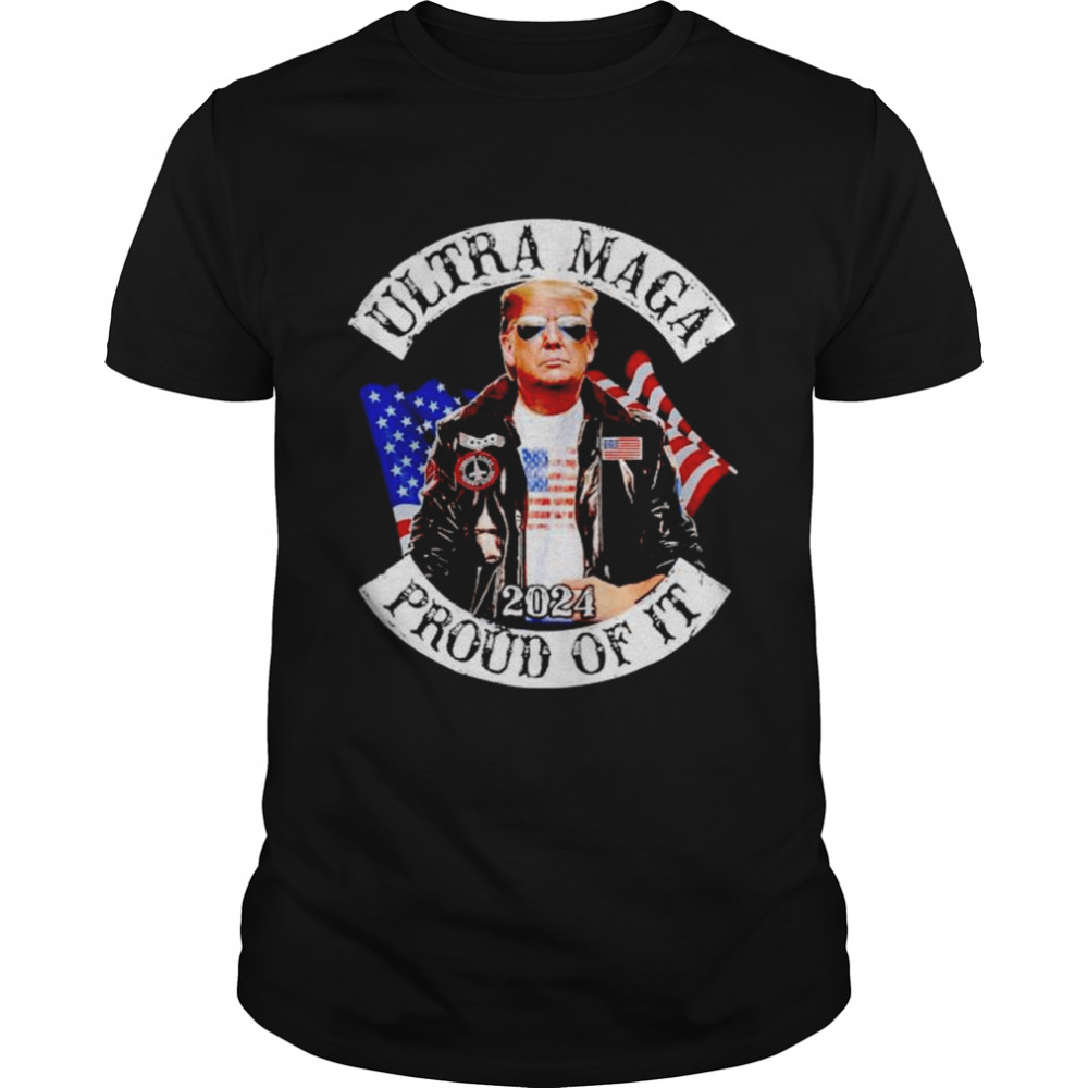 donald Trump ultra maga 2024 proud of it shirt Classic Men's T-shirt