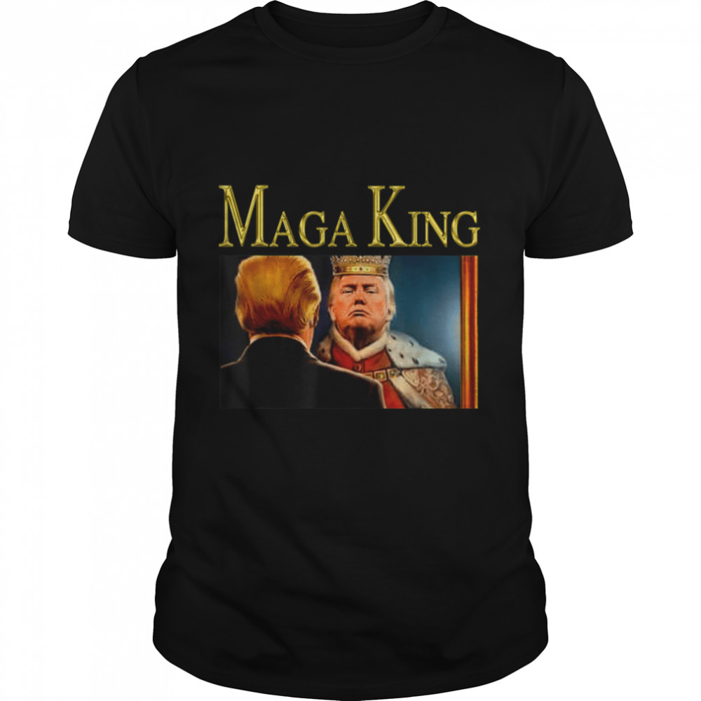 Funny Trendy Sarcastic Anti Joe Biden Pro Trump Maga King T-Shirt B0B1Btvvcz