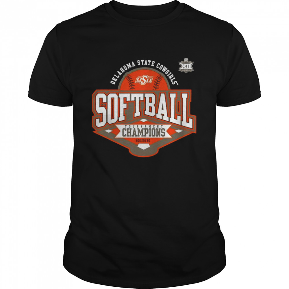 Oklahoma State Cowgirls 2022 Big 12 Softball Conference Tournament Champions Shirt
