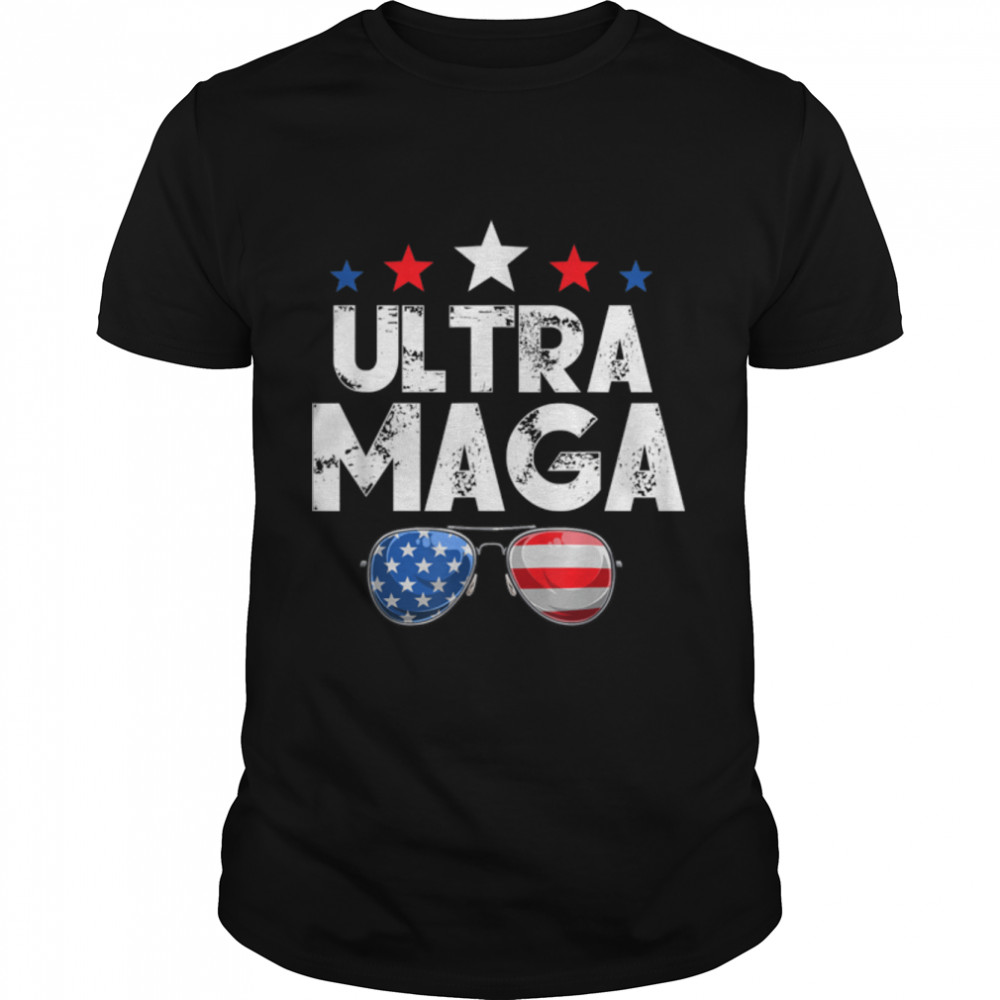 Proud Ultra Maga , Donald Trump Maga Ultra T- B0B1BRJG37 Classic Men's T-shirt