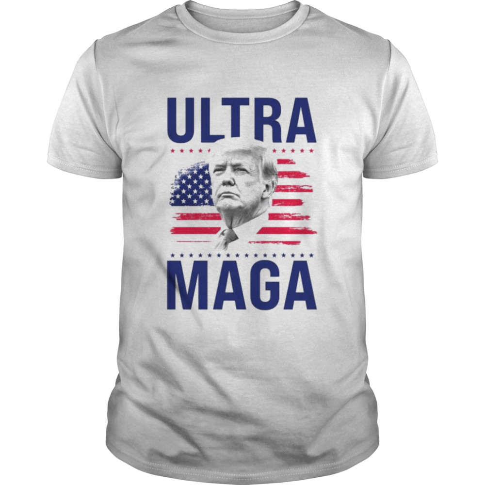 Trump Ultra Maga Usa Flag Shirt