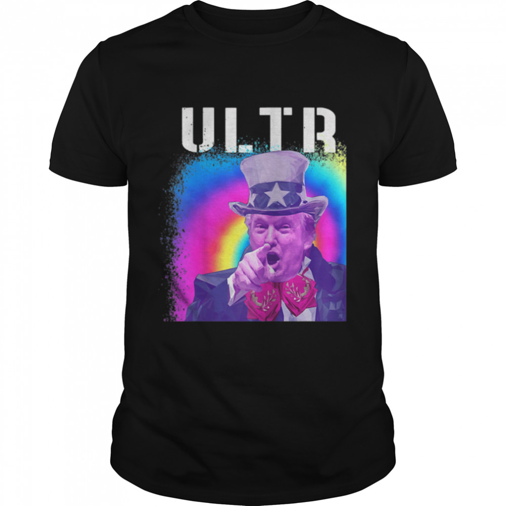 Ultra Maga Trump Uncle Sam 4th Of July Tie Dye T- B0B1BR5PSS Classic Men's T-shirt