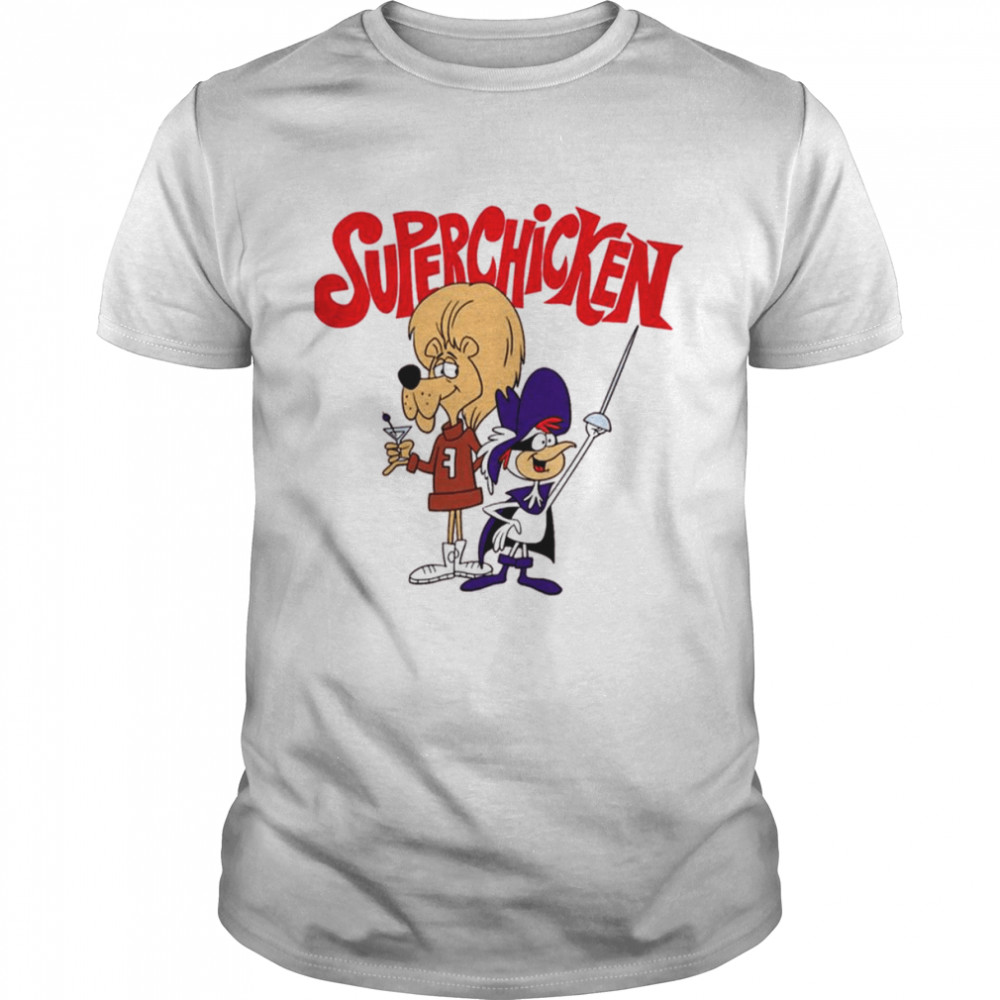 Jay Ward And Chicken Cartoon Super Chicken T-Shirt