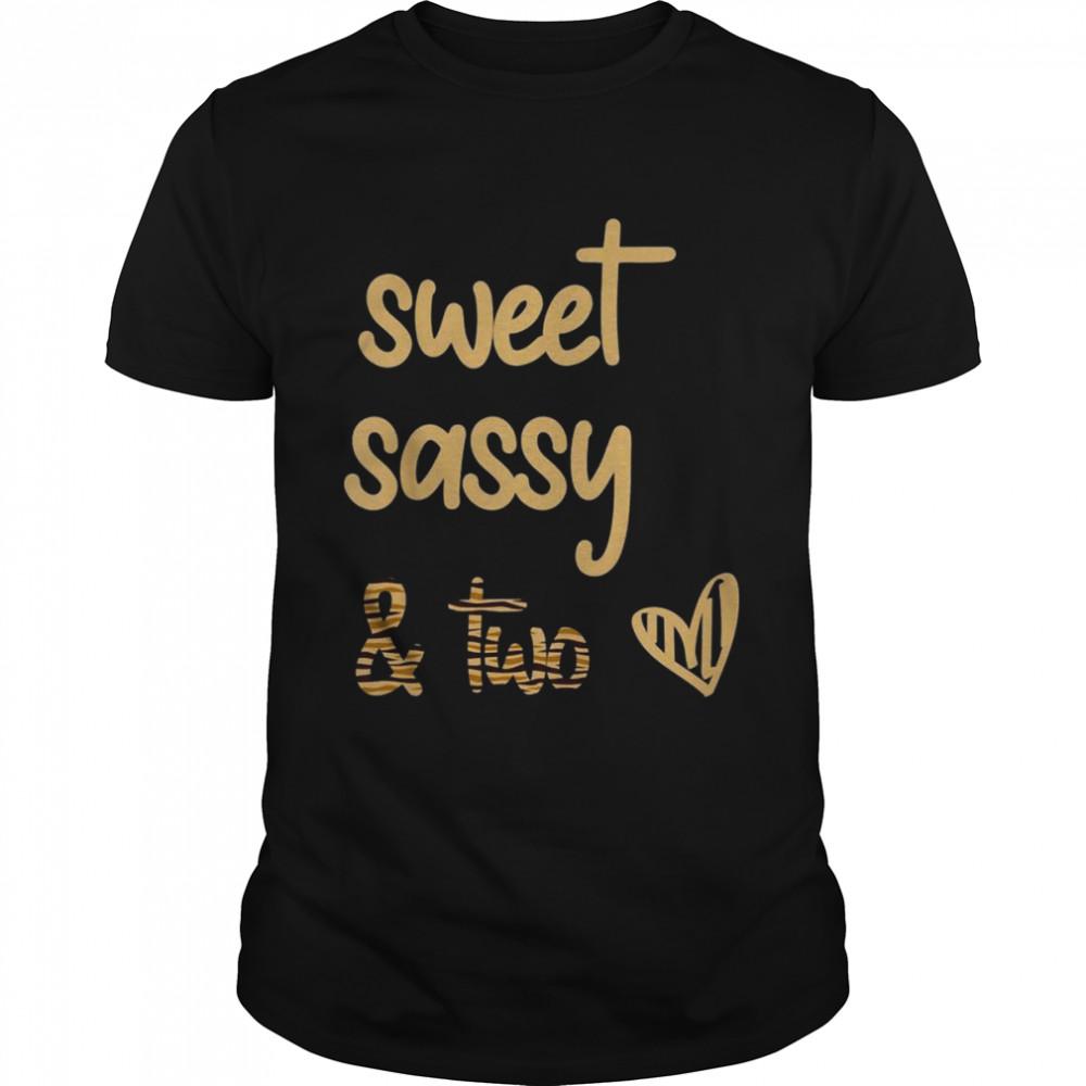 Kids Birthday girl for toddler n Sweet sassy two 2nd bir Shirt