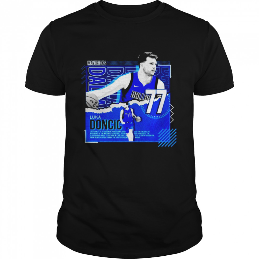 Luka Doncic Basketball Paper Poster Mavericks Shirt