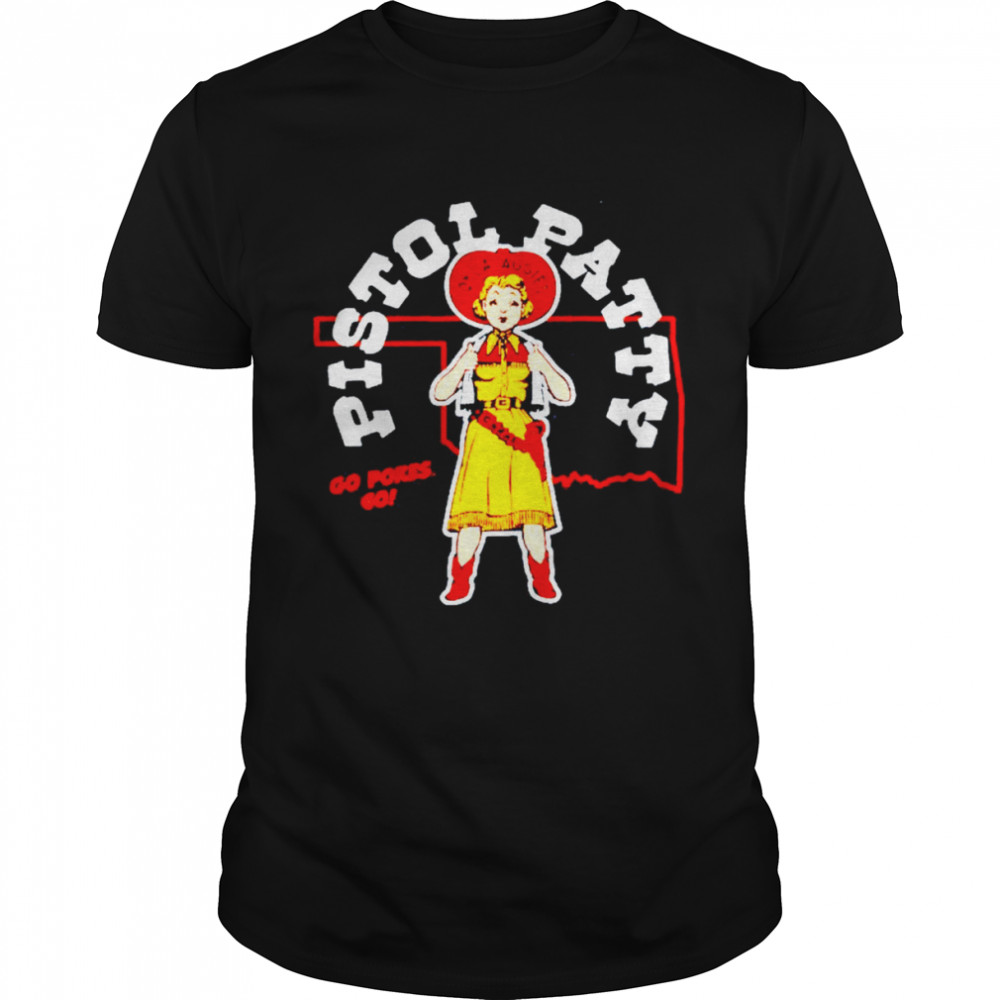 Oklahoma State Vintage Pistol Patty Go Pokes Go Shirt