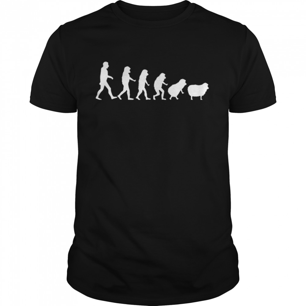 Sheeple Evolution Of Human To Sheep Wake Up Sheeple Shirt