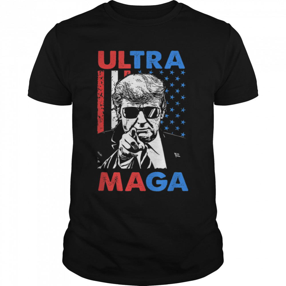 Ultra Maga - We The People Proud Republican Usa Flag T-Shirt B0B1Hc1Pqp