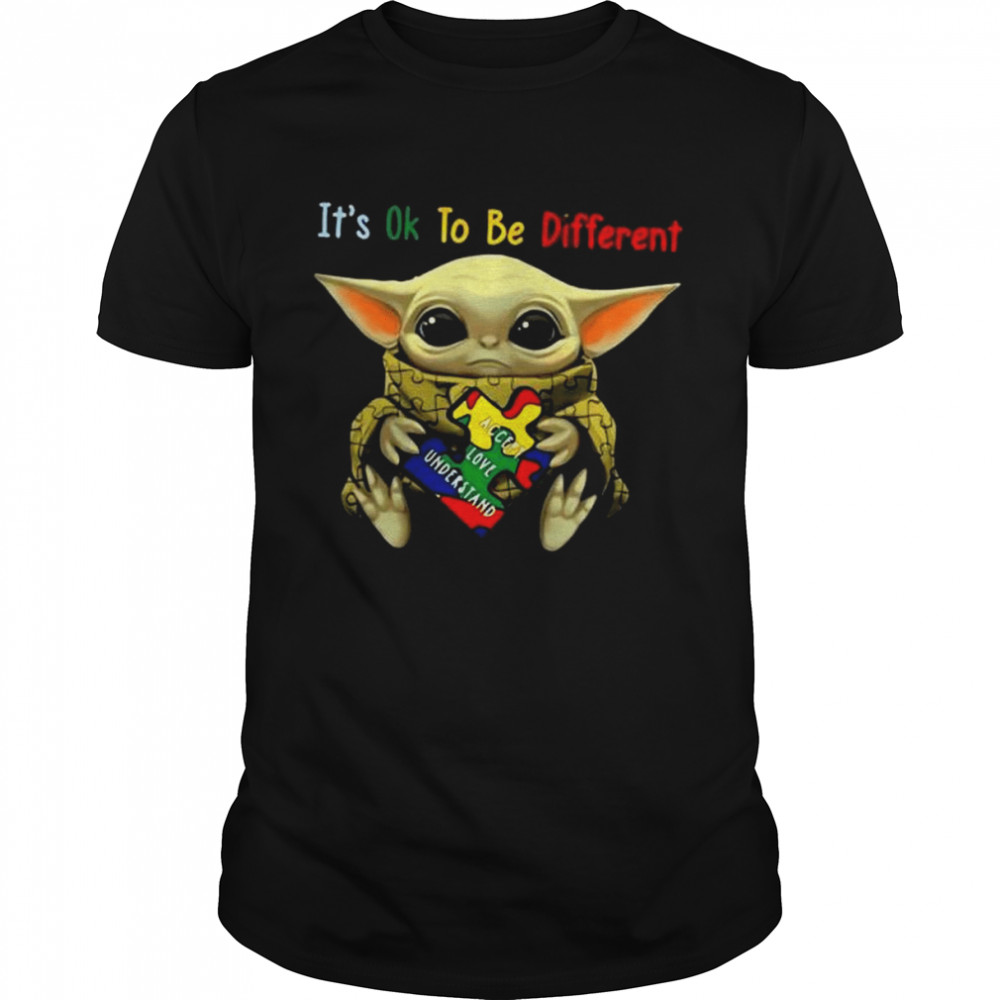 Baby Yoda It’s Ok Be Different Shirt