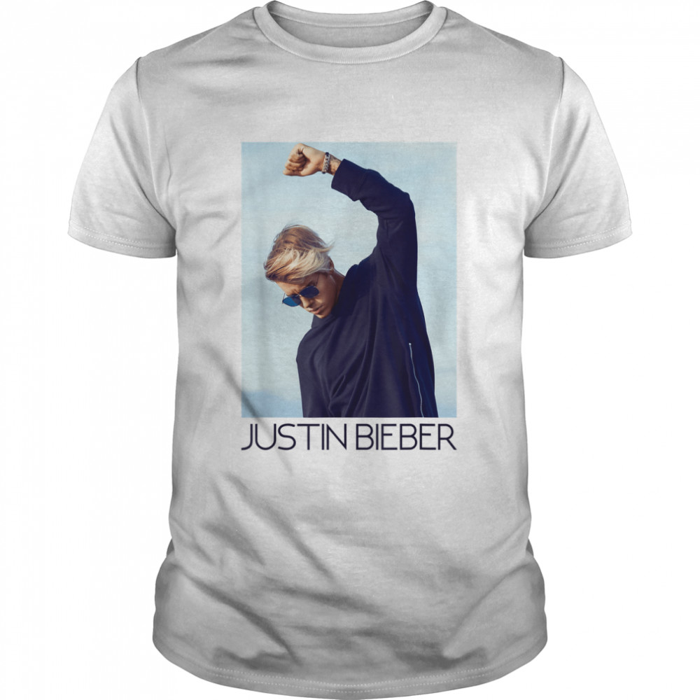 Justin Bieber Official Blue Shades Fist T-Shirt