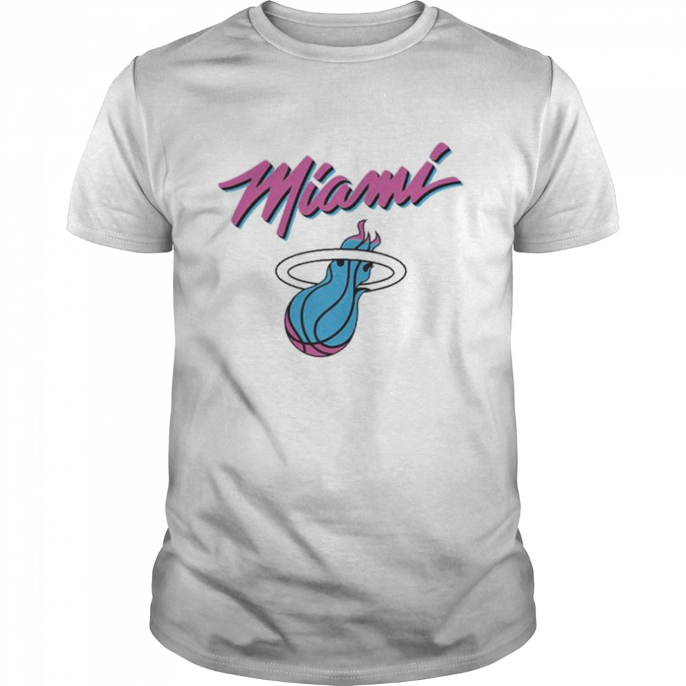 Miami Heat White Hot Vice T-Shirt