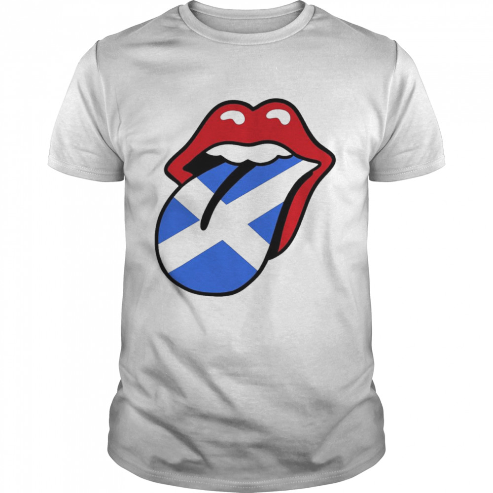 Rolling Stones Scottish Flag Shirt