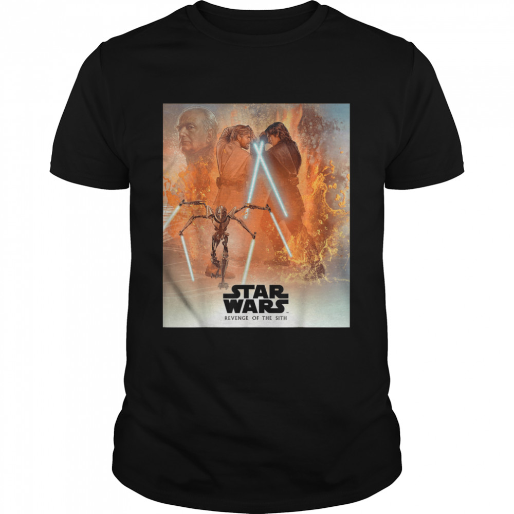 Star Wars Celebration Mural Revenge Of The Sith Logo T-Shirt T-Shirt