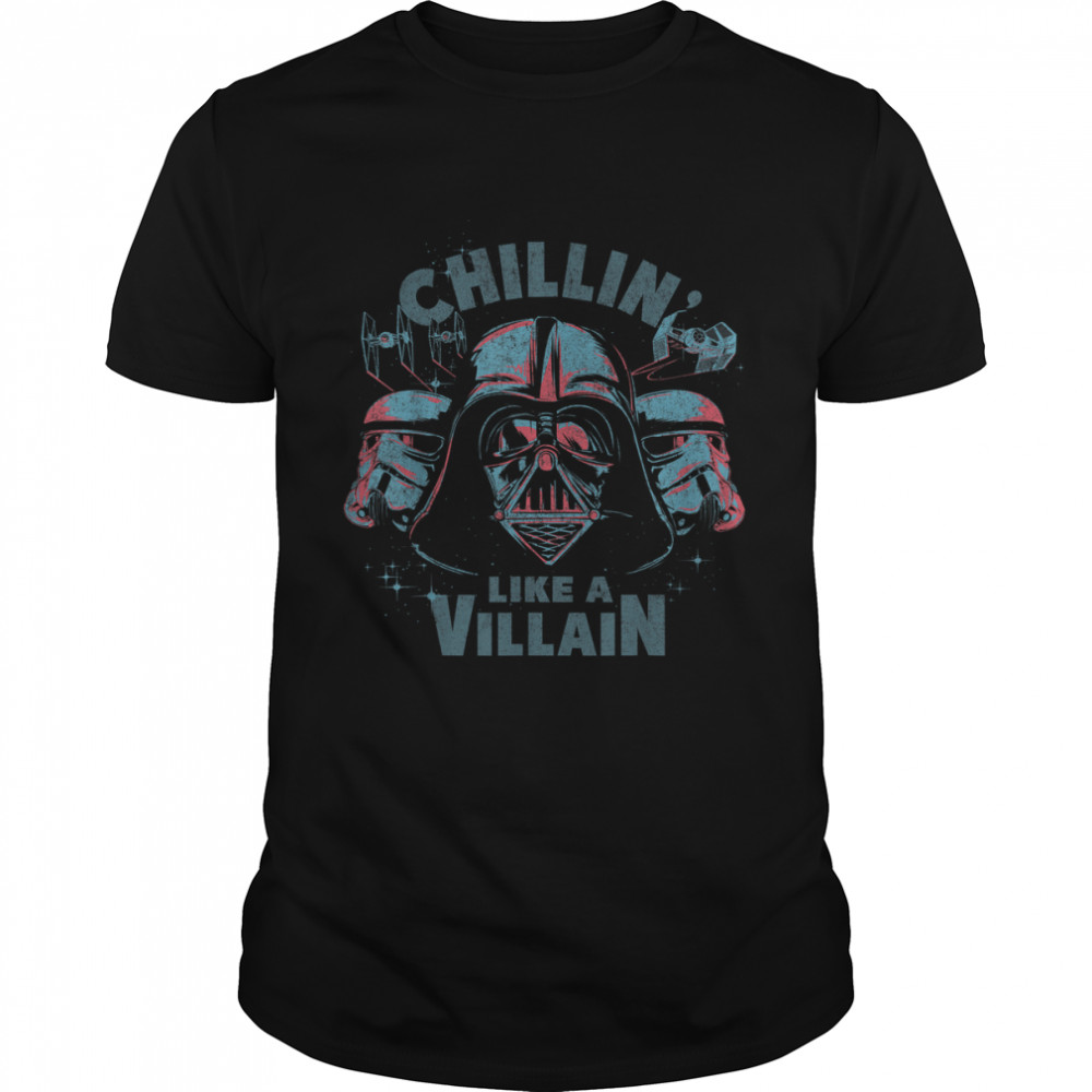 Star Wars Darth Vader Chillin Like A Villain T-Shirt