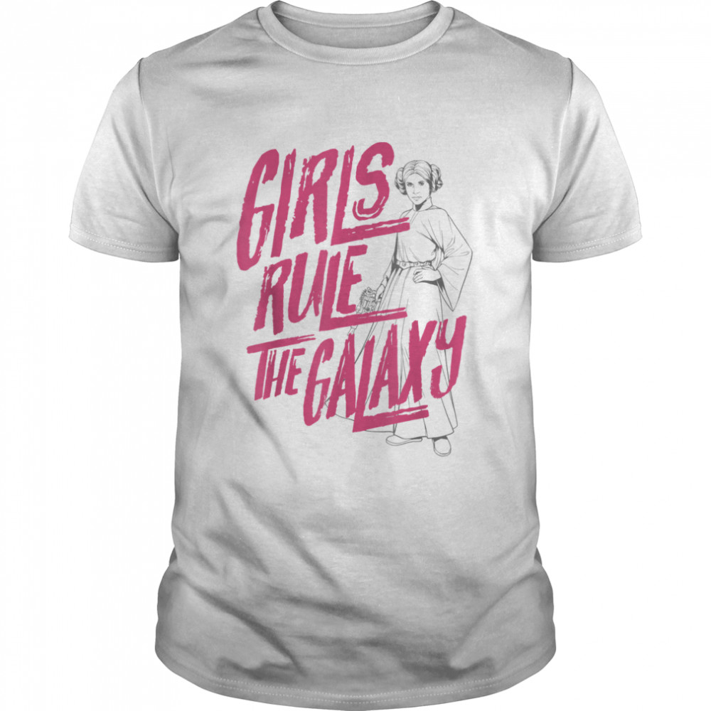 Star Wars Princess Leia Girls Rule The Galaxy T-Shirt