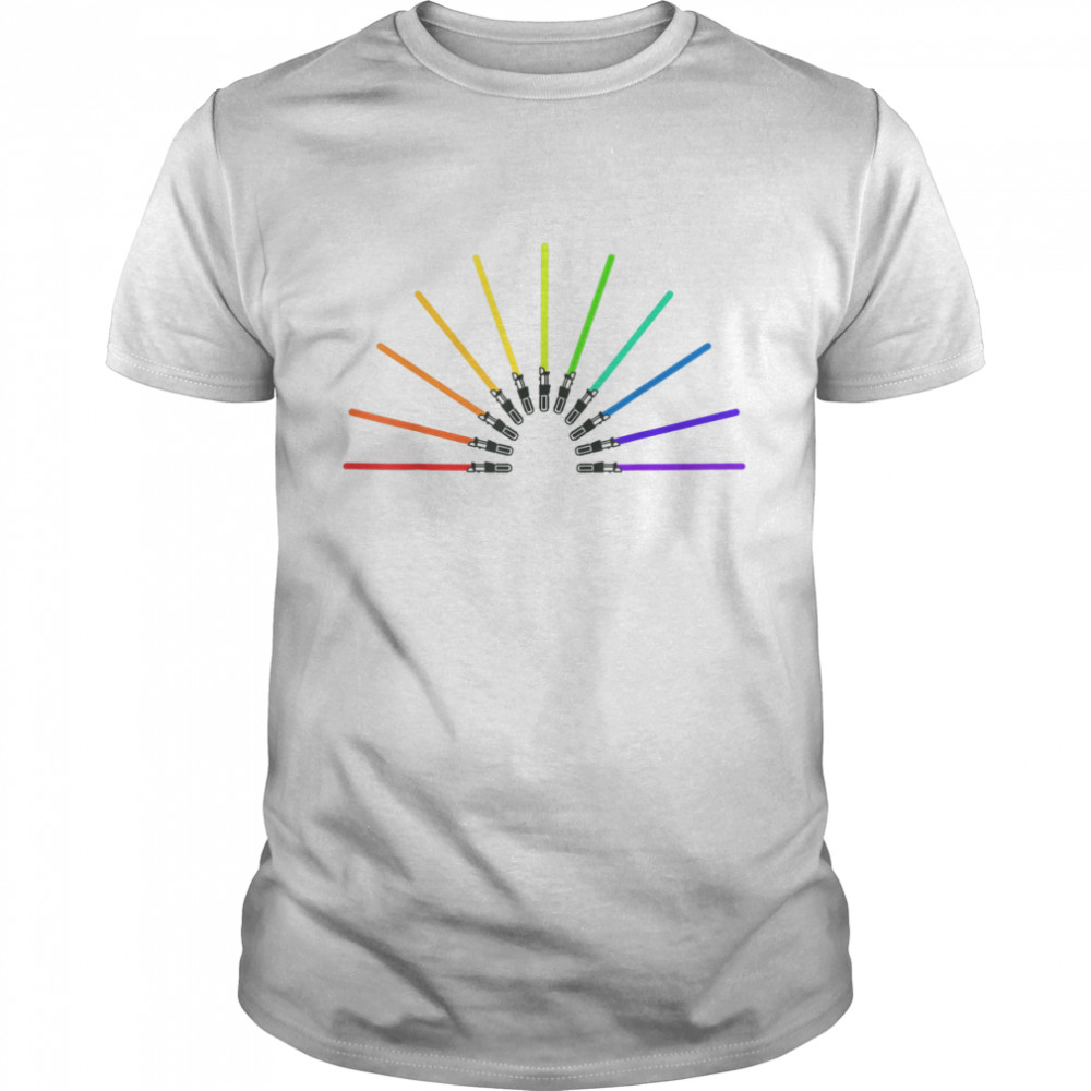 Star Wars Rainbow Lightsabers T-Shirt