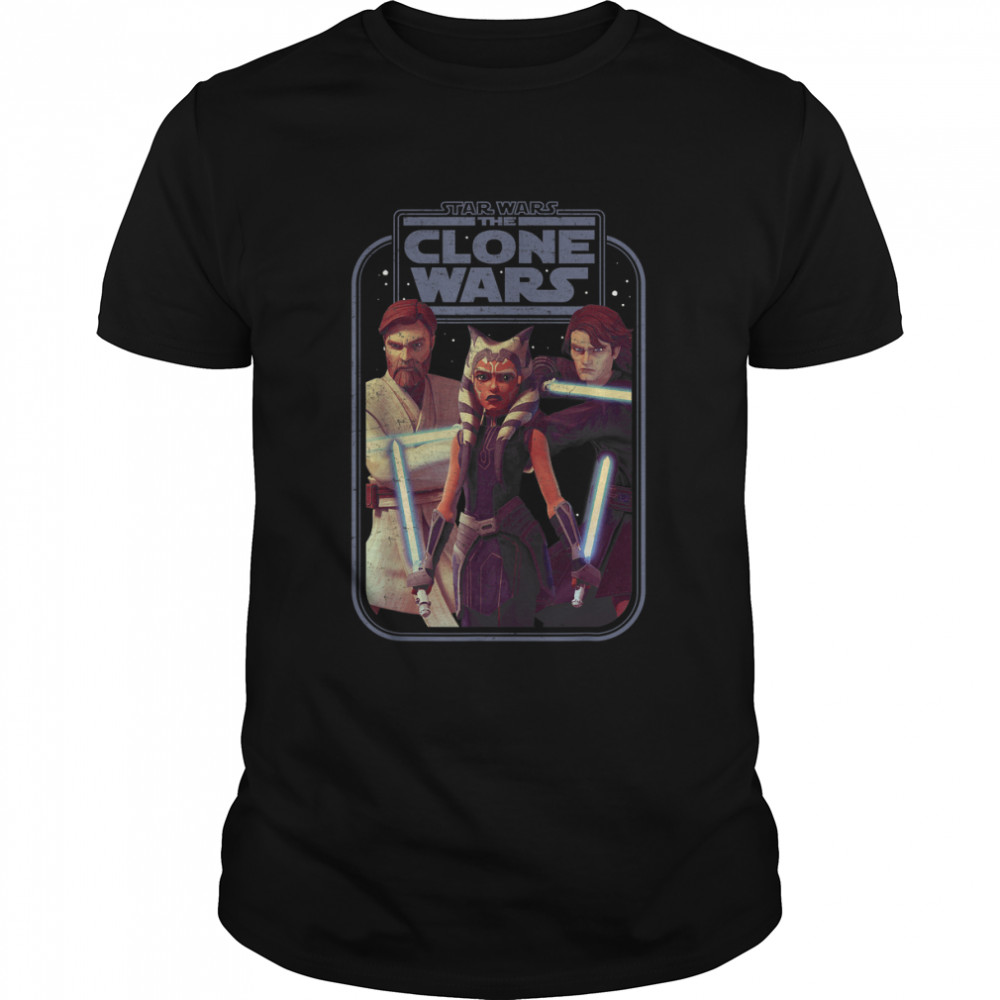 Star Wars The Clone Wars Heroes Group Shot T- Classic Men's T-shirt