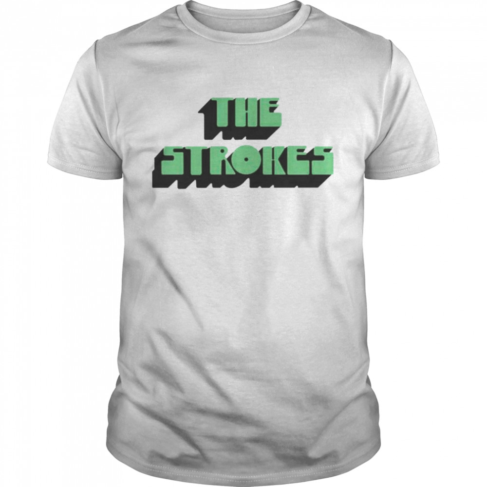 the strokesthe strokes vintage text shirt Classic Men's T-shirt