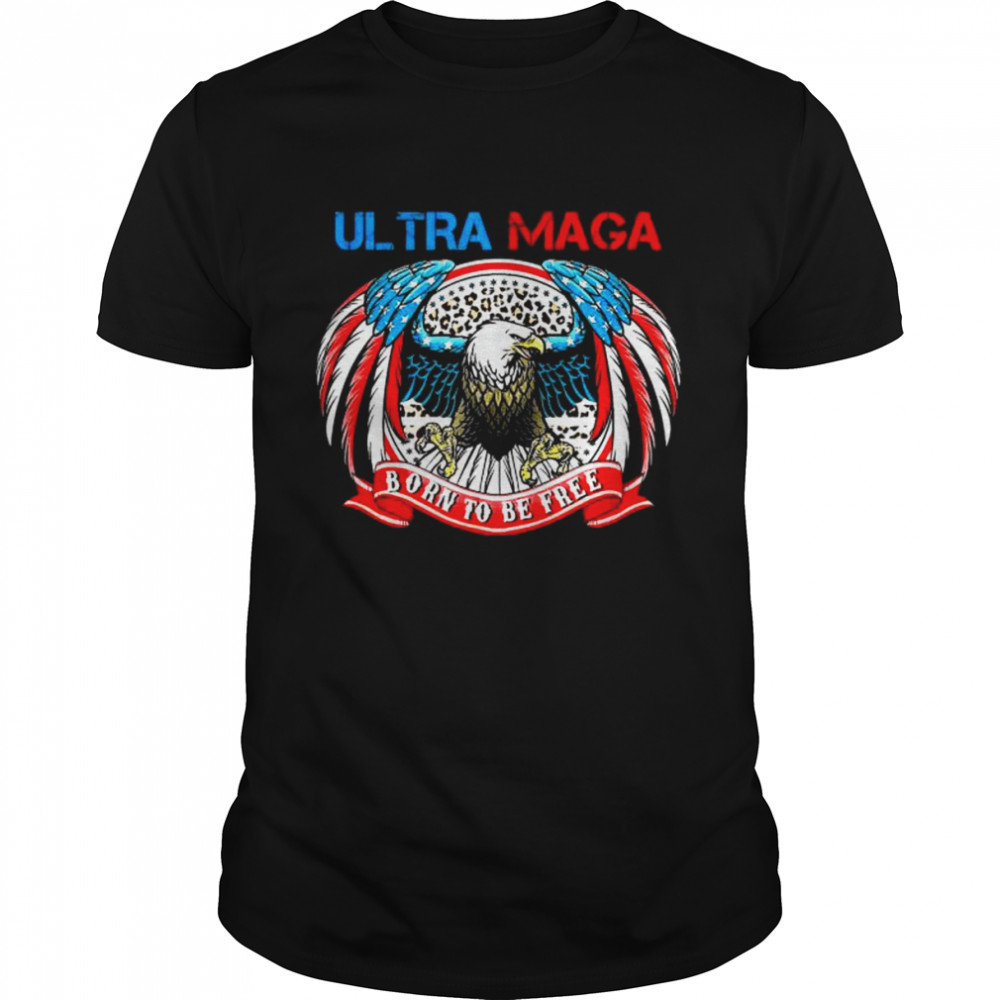 Ultra Mega Vintage Pro Trump Us Flag Anti-Biden Tee Shirt